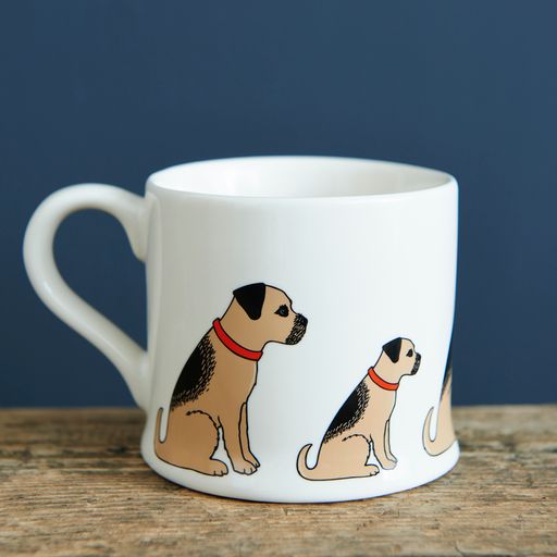 Border terrier mug