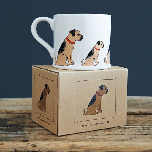 Border terrier mug