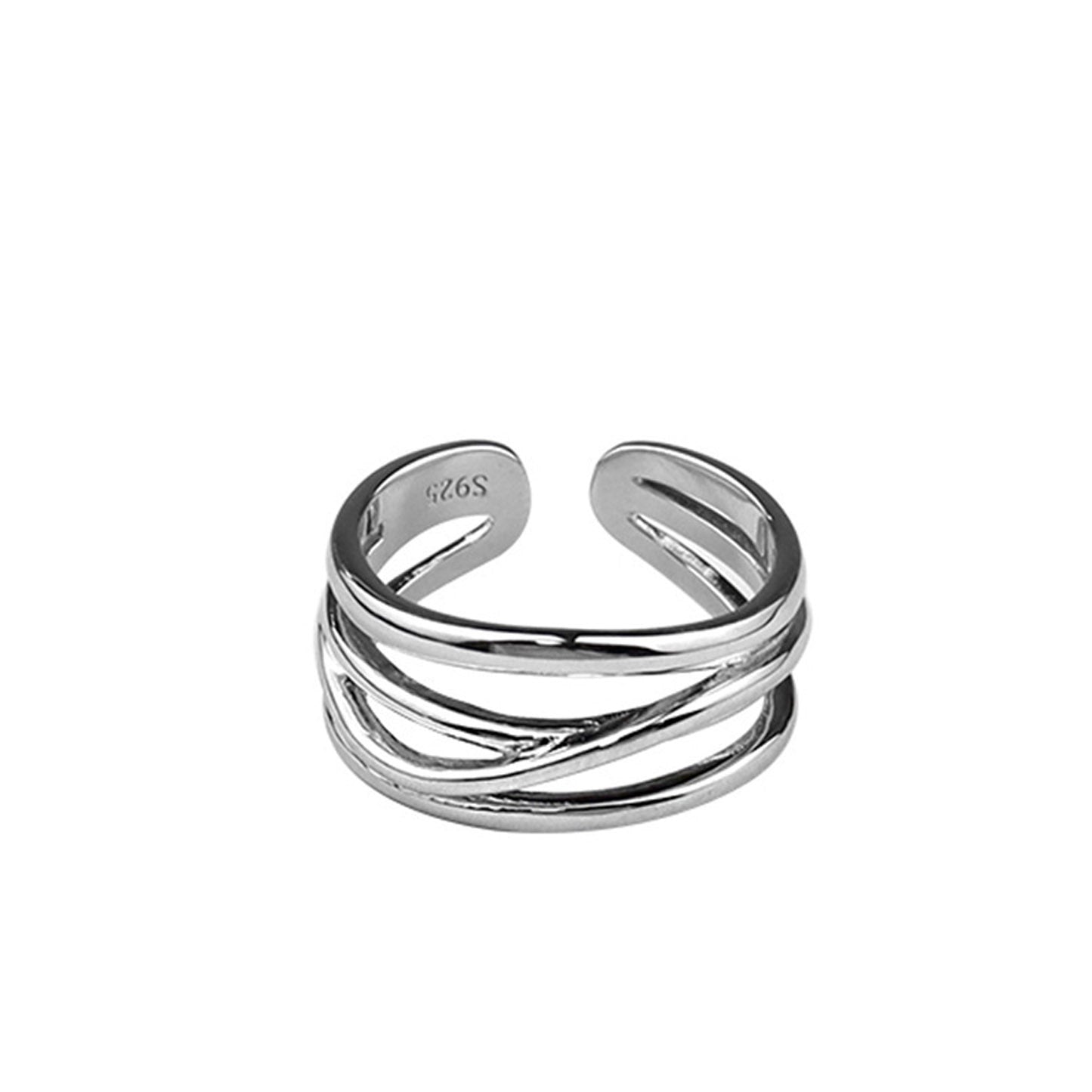 Multi-layered ring - Silver