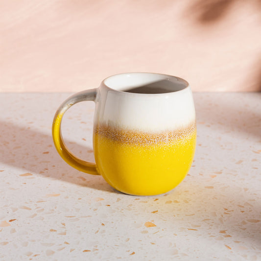 Ombre yellow mug