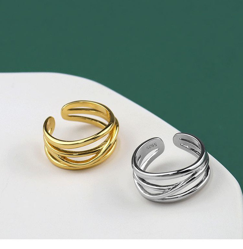 Multi-layered ring - Silver